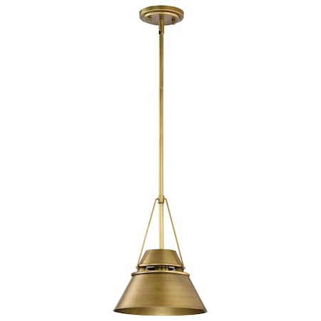 Nuvo Adina 1-Light Small Pendant Natural Brass 60/7777